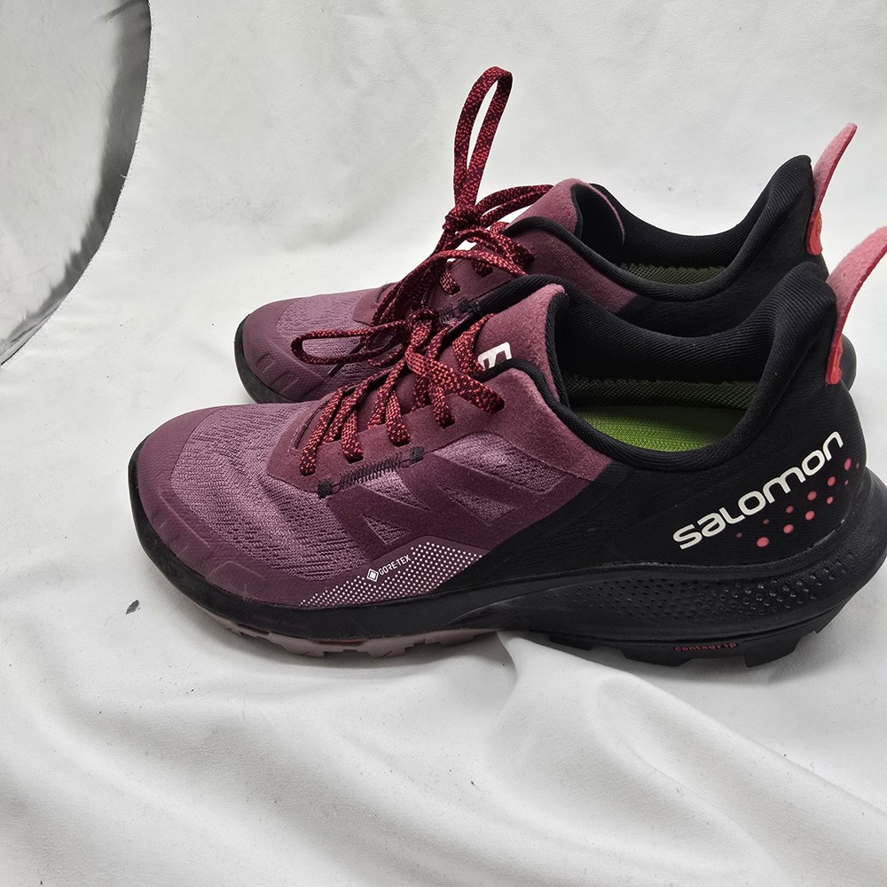 Salomon Outpulse Gore Tex Womens Trail Running Hiking Shoes Purple Size 7.5 - Picture 6 of 10